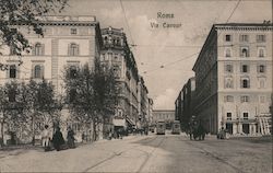 Via Cavour Rome, Italy Postcard Postcard 