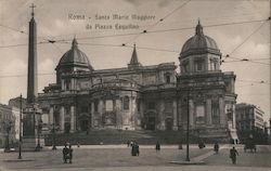Santa Maria Maggiore da Piazza Esquilino Postcard