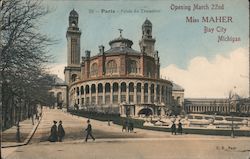 Palais du Trocadero - Opening March 22nd, Miss Maher, Bay City, Michigan Postcard