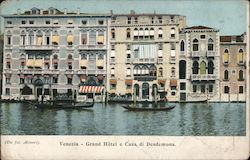 Venezia - Grand Hotel e Casa Di Desdemona Venice, Italy Postcard Postcard Postcard