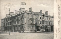 City Hotel, Londonderry Postcard