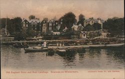 Old England Hotel and Boat Landings Postcard