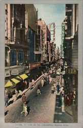 Lavalle, la calle de los cine-teatros Buenos Aires, Argentina Postcard Postcard Postcard