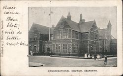 Congregrational Church, Seaforth United Kingdom Postcard Postcard Postcard