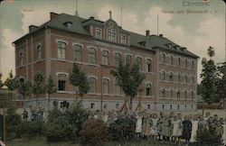 Schule - Gruss aus Brambach Postcard