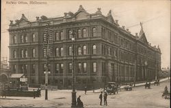 Railway Offices, Melbourne Australia Postcard Postcard Postcard