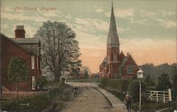 The Church, Bagshot Postcard