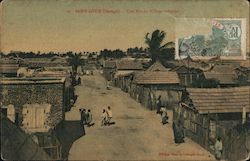 Street in an indigenous village Postcard