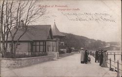 West End of Promenade Postcard