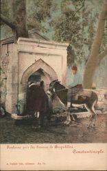 Fontaine pres de sources de buyuhdere Postcard