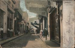 Calle Obispo Postcard