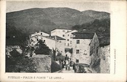 Piazza e Monte "Le Laris" Postcard