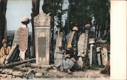 Constantinople - Cimetière rure a Scutari Postcard