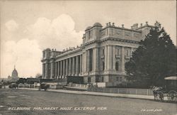 Melbourne Parliament House, Exterior View Australia Postcard Postcard Postcard