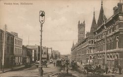 Flinders Street, Melbourne Postcard