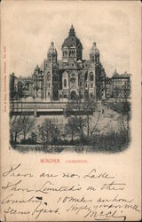 Munchen. Lukaskirche Postcard