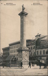 Montreal - The Nelson Monument Postcard