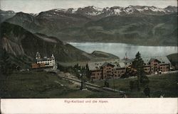 Rigi-Kaltbad und die Alpen Postcard