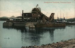 Dredges et Terminus, Panama Canal Postcard