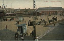 Stazione Maritima Naples, Italy Postcard Postcard Postcard