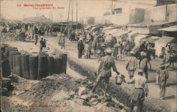 Vue generale du Souk Postcard