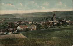 Aerial view of Fehring Postcard