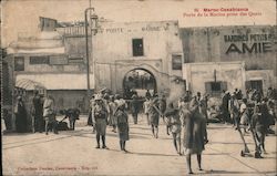 Porte de la Marine prise des Quais (Porte Marine from the docks) Casablanca, Morocco Africa Postcard Postcard Postcard
