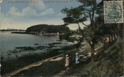 Gruss aus dem Grunewald - Blick auf Schildhorn Postcard