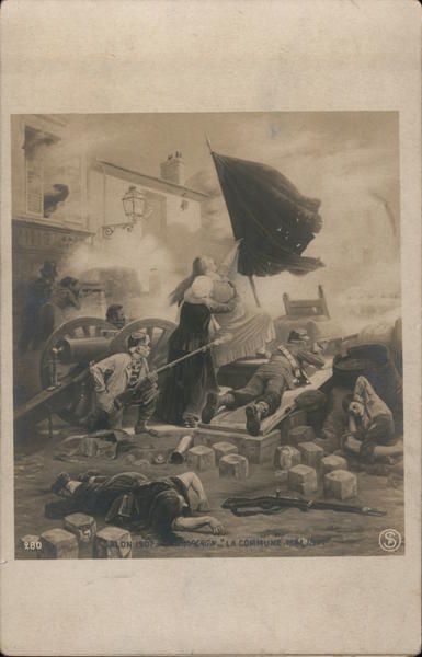 The Paris Commune, 1871 France Art