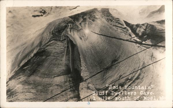 Soda Fountain Bluff Dwellers Cave Noel Missouri