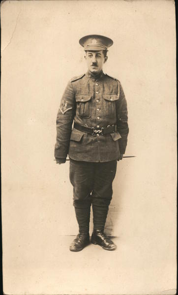 Canadian Officer, Studio Photo World War I