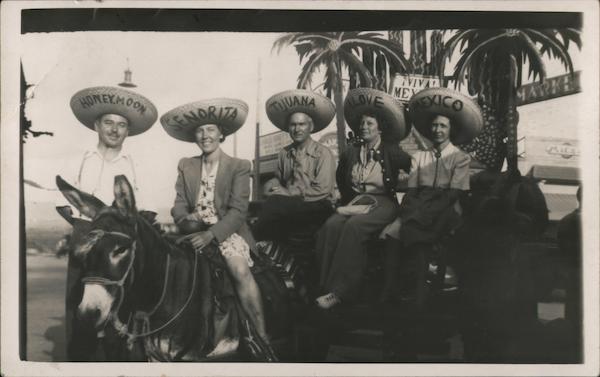 Tourists, Honeymoon Photo in Tijuana Mexico