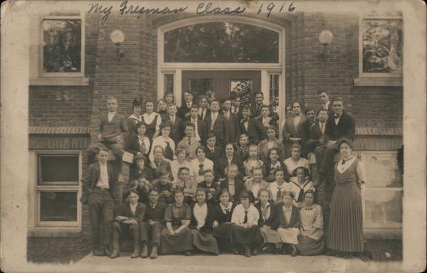 Freshmen Class or 1919 Ruth Kehr (1916) Villisca Iowa