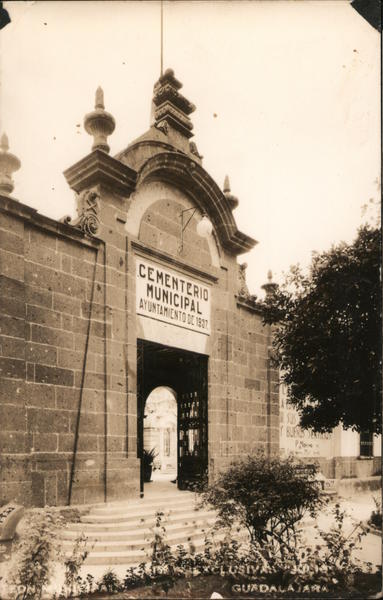 Cementerio Municipal 1937 Guadalajara Mexico