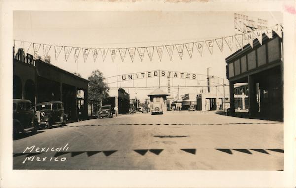 United States/Mexico Border Crossing Mexicali