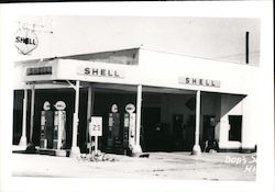 Bib's Shell Station Kingman, AZ Postcard Original Photograph Original Photograph