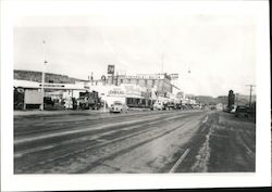 Street Scene of Route 66 with Gaddis Cafe Kingman, AZ Postcard Original Photograph Original Photograph