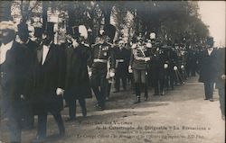 Funerailles des Victimes de la Catastrophe du Dirigeable (Versailles, 28 Septembre 1909) Postcard