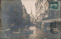 Paris. - La Grande Crue De La Seine (Janvier 1910) France Postcard Postcard Postcard