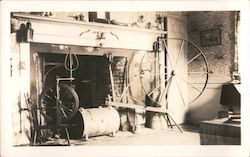 Spinning Wheels, Fireplace Lloyd Hayes House, Great Cranberry Island Postcard