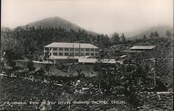 View of Tea Estate Showing Factory, Ceylon Postcard