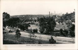 Penn Valley Park, Kansas City, MO. Postcard