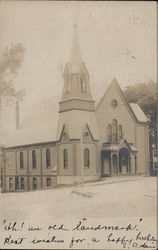 Former Unitarian Church Upton, MA Postcard Postcard Postcard