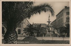 Beaumont Fountain in Split, Croatia Postcard
