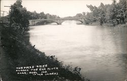 The Prize Drive Across The Elk River In The Ozarks Postcard