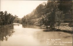 The Elk River and Highway 71, The Prize Drive Postcard
