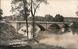 On The Prize Drive, Elk River Bridge Postcard