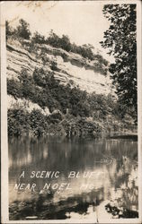 A Scenic Bluff Noel, MO Postcard