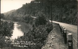 The Prize Drive, Elk River on Highway 71 Noel, MO Blake Photo Postcard Postcard Postcard