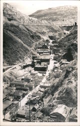 Bingham Canyon, UT Aerial View Postcard